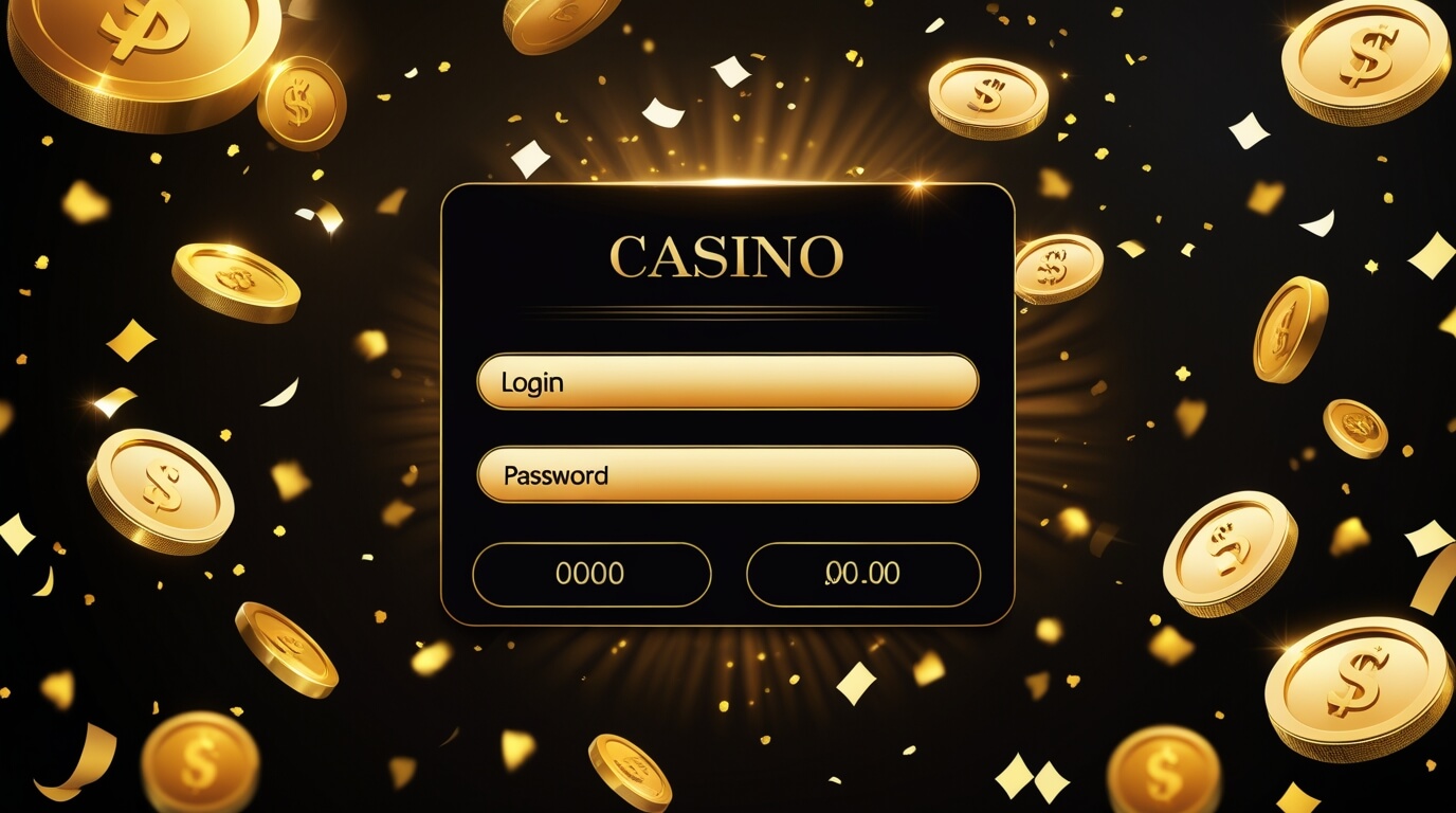 Casino Prestige login and registration interface